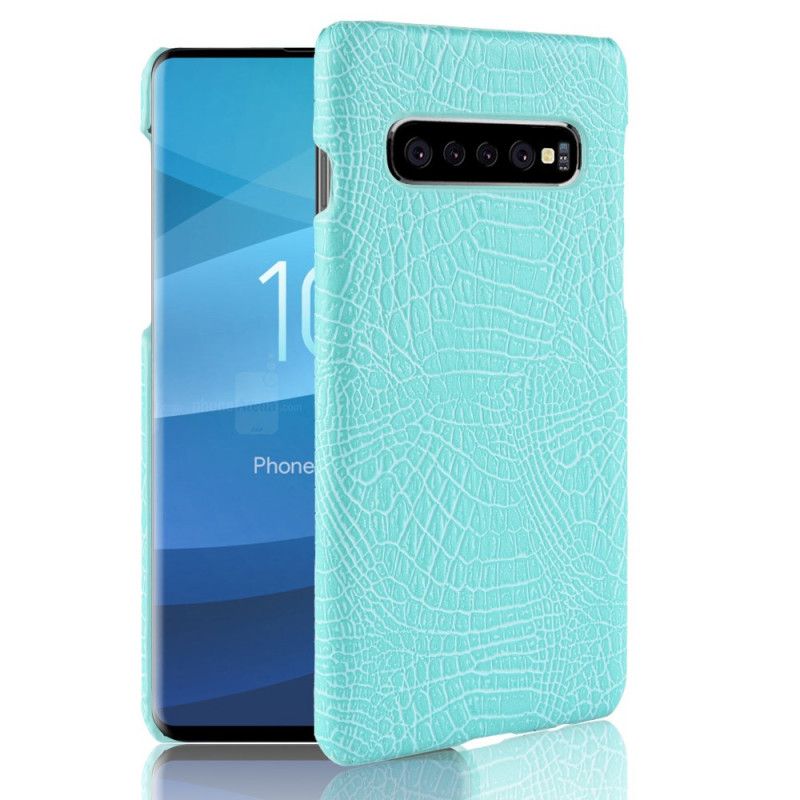 Coque Samsung Galaxy S10 5g Effet Peau De Crocodile