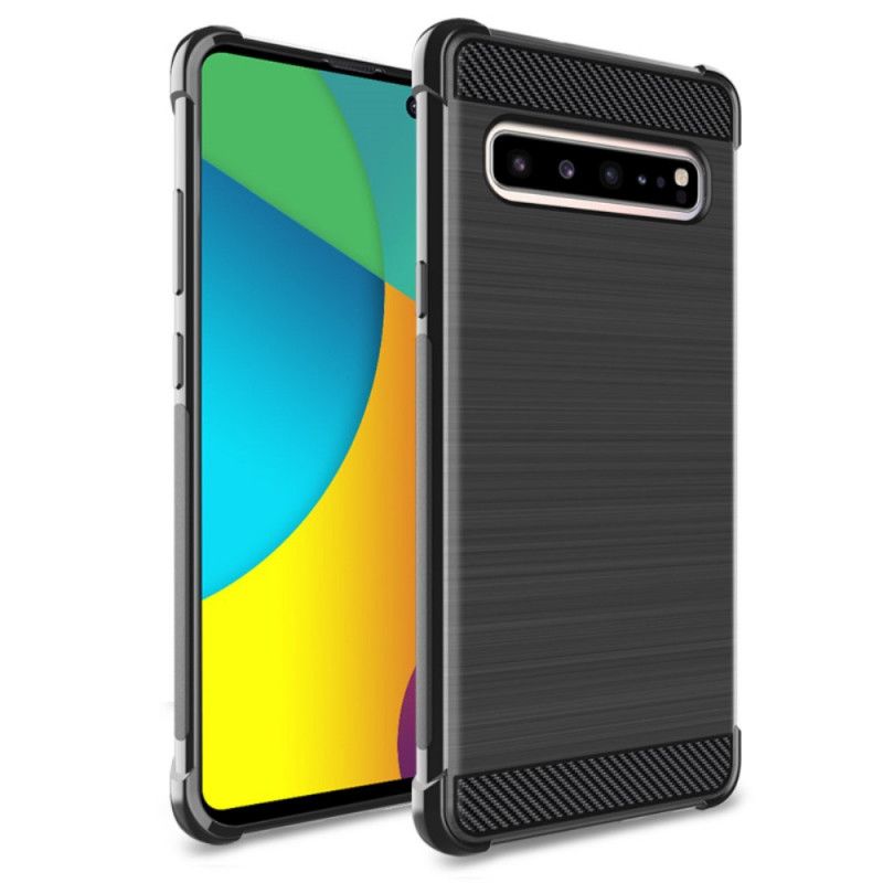 Coque Samsung Galaxy S10 5g Fibre Carbone Brossée Imak