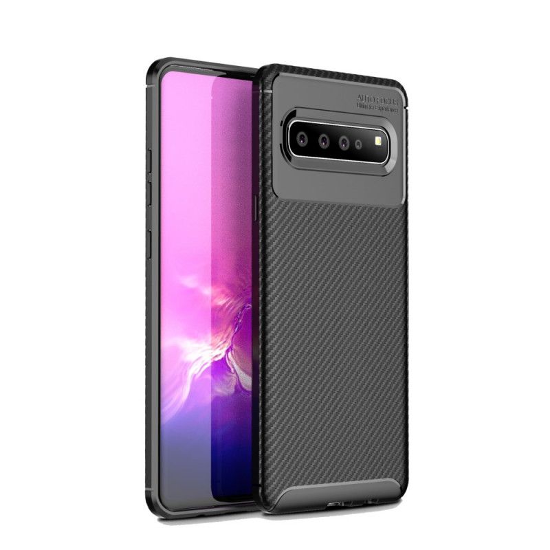 Coque Samsung Galaxy S10 5g Texture Fibre Carbone Flexible