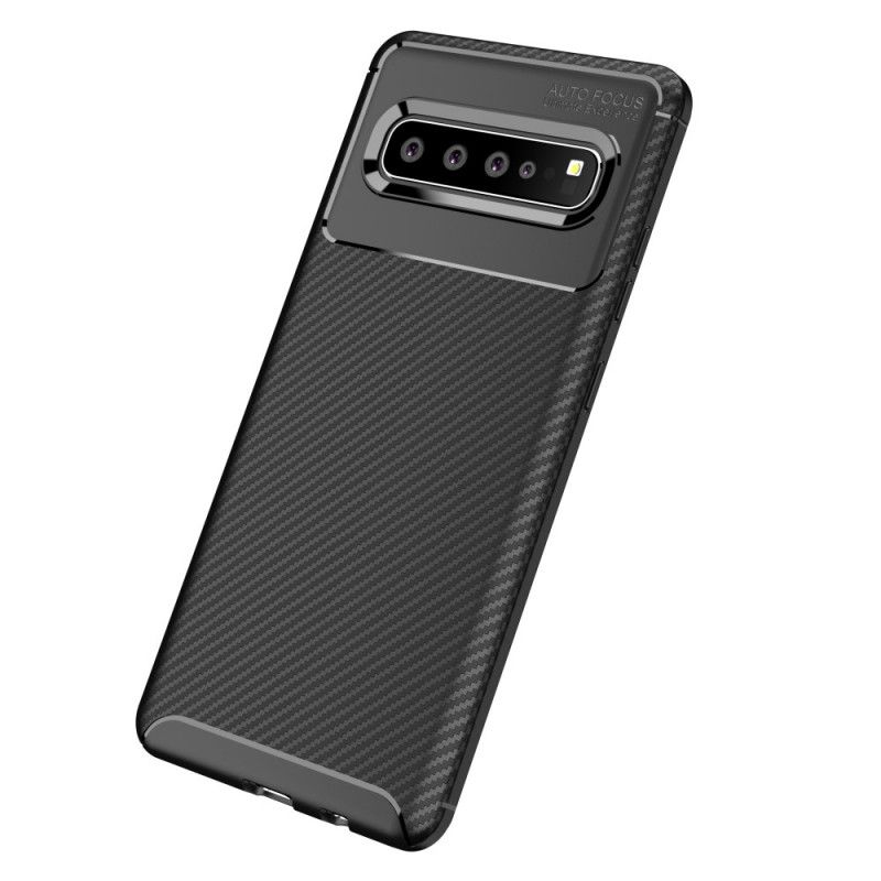 Coque Samsung Galaxy S10 5g Texture Fibre Carbone Flexible