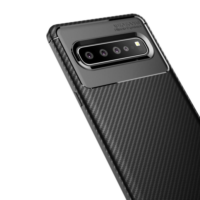 Coque Samsung Galaxy S10 5g Texture Fibre Carbone Flexible
