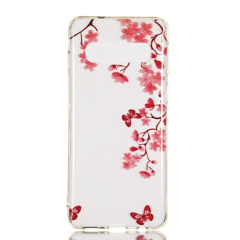 Coque Samsung Galaxy S10 Arbre Fleuri