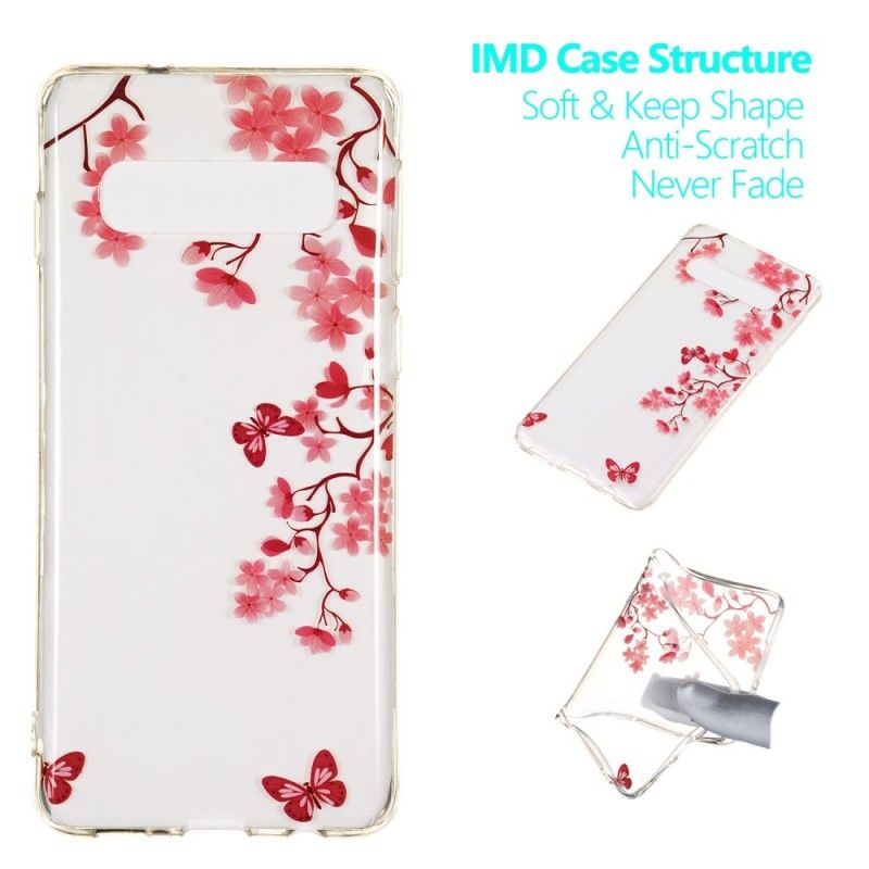 Coque Samsung Galaxy S10 Arbre Fleuri