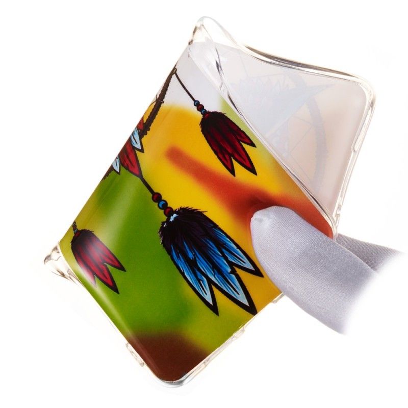 Coque Samsung Galaxy S10 Attrape Rêves Hibou Fluorescente