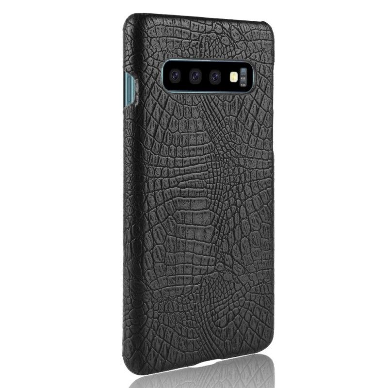 Coque Samsung Galaxy S10 Effet Peau De Crocodile