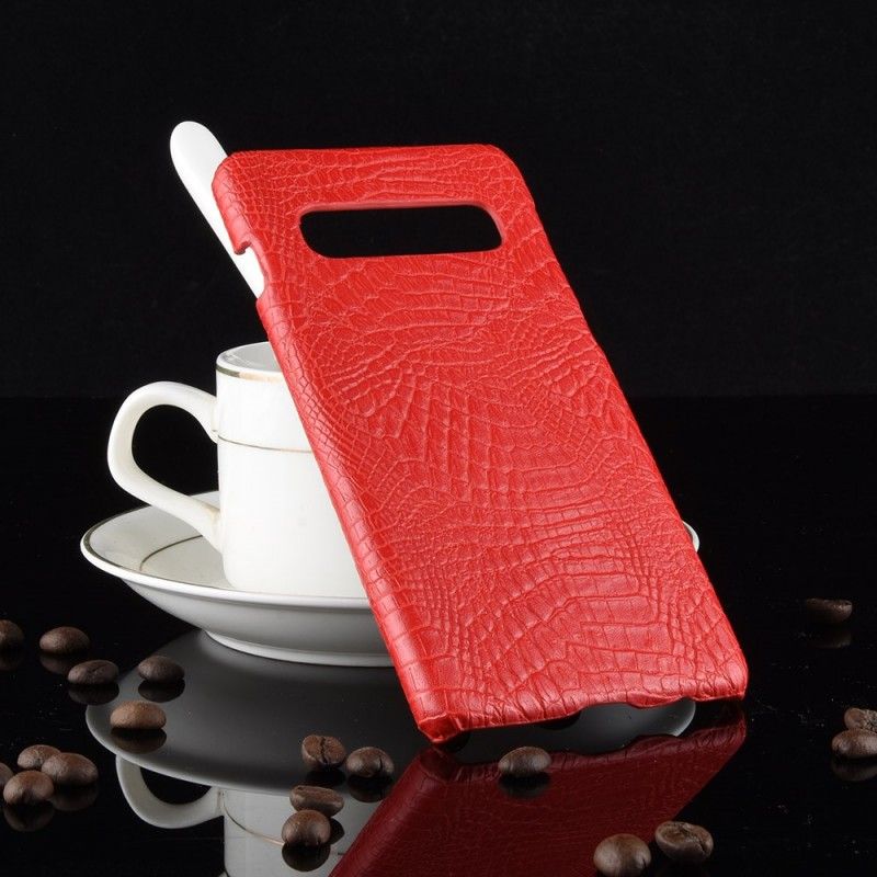 Coque Samsung Galaxy S10 Effet Peau De Crocodile