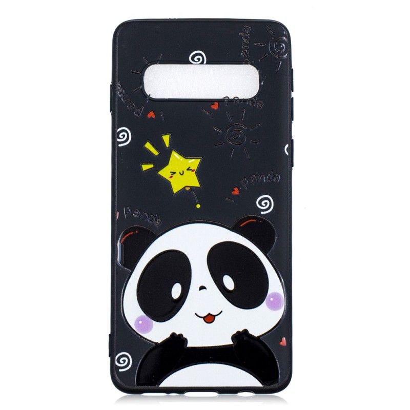 Coque Samsung Galaxy S10 Étoile Panda