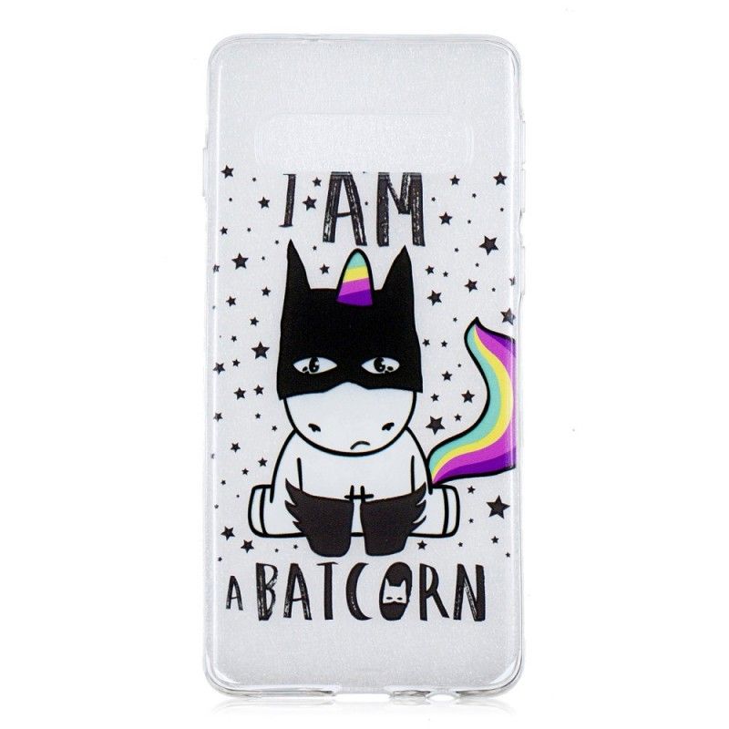 Coque Samsung Galaxy S10 I'm A Batcorn