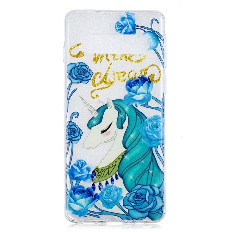 Coque Samsung Galaxy S10 Licorne De Princesse