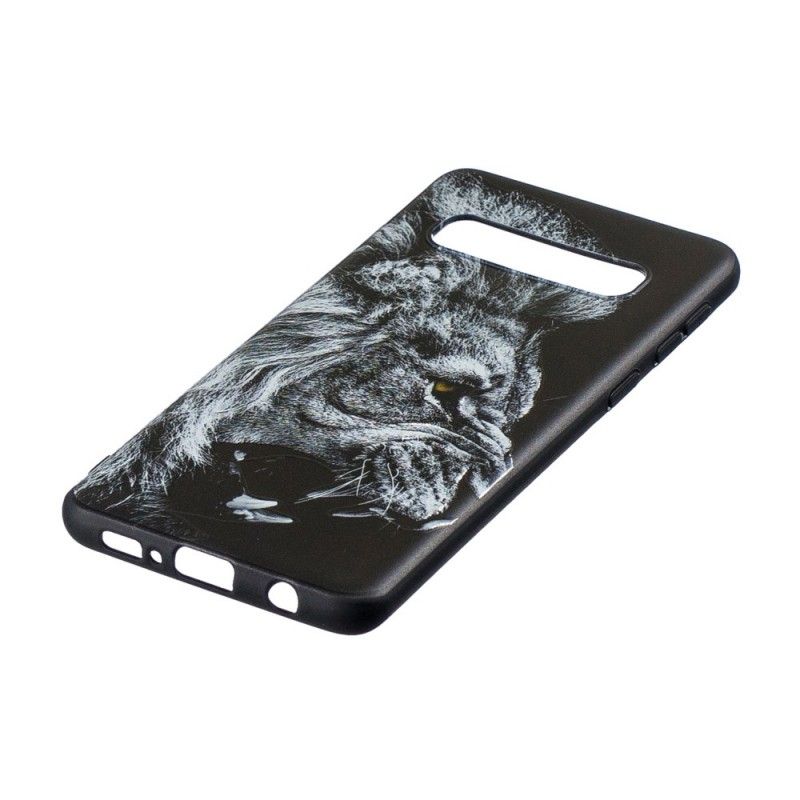 Coque Samsung Galaxy S10 Lion Féroce