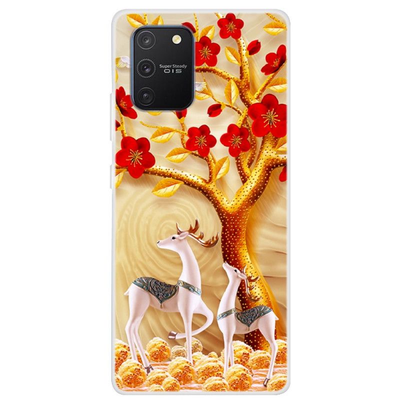 Coque Samsung Galaxy S10 Lite Arbre Doré