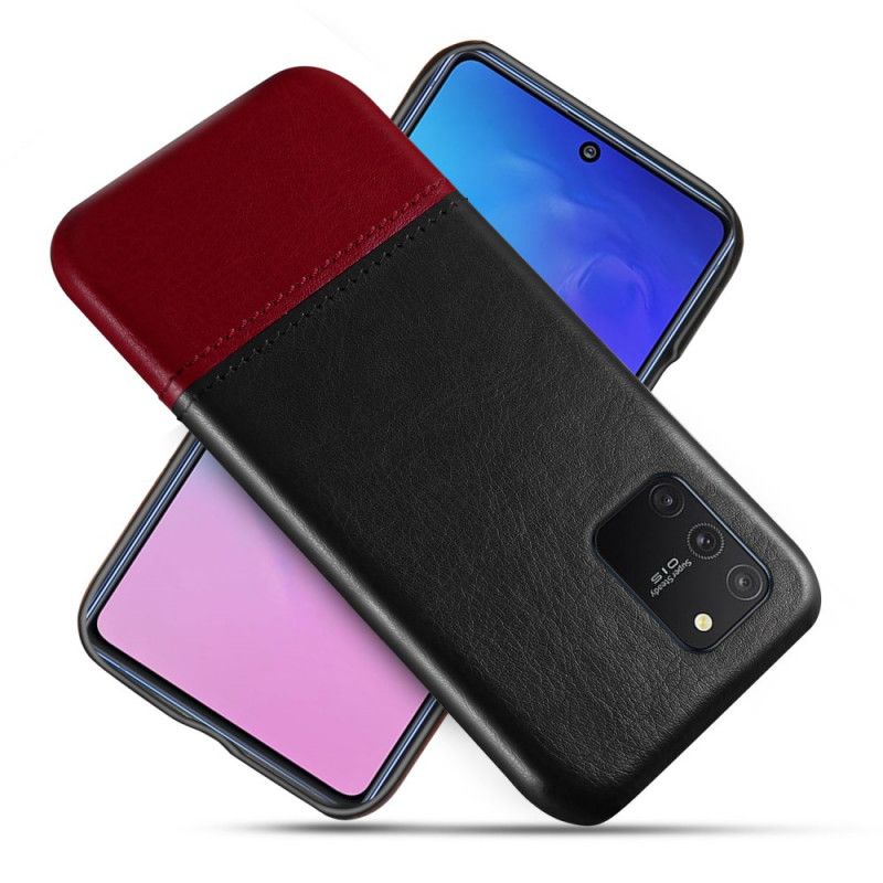 Coque Samsung Galaxy S10 Lite Effet Cuir Bicolore Ksq