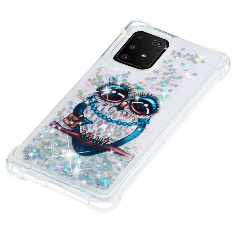 Coque Samsung Galaxy S10 Lite Miss Hibou Paillettes