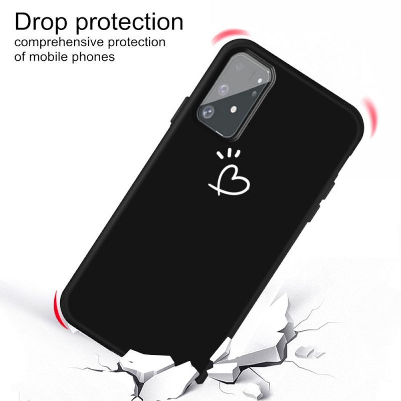 Coque Samsung Galaxy S10 Lite Silicone Coeur Battant