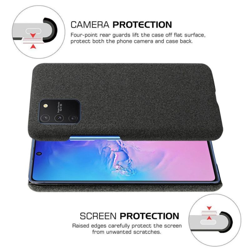 Coque Samsung Galaxy S10 Lite Texture Tissu Ksq