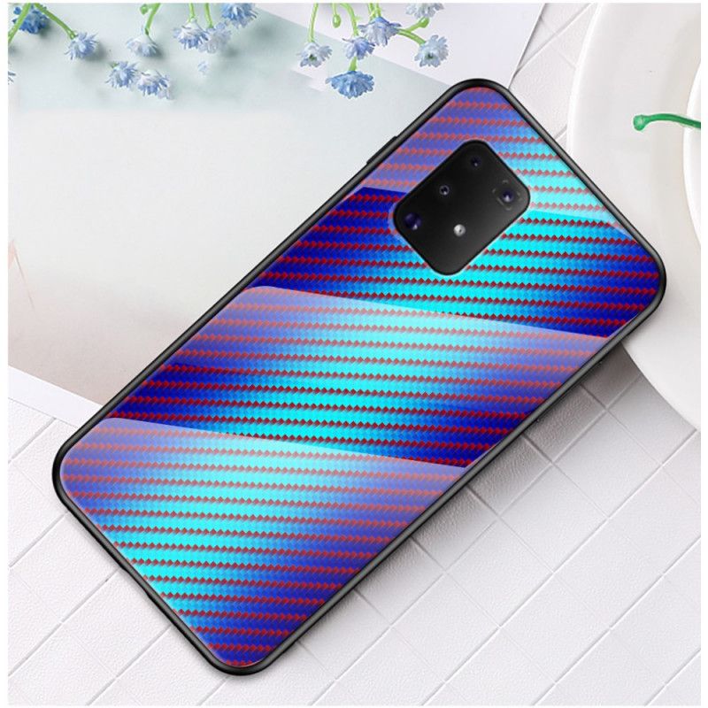 Coque Samsung Galaxy S10 Lite Verre Trempé Fibre Carbone