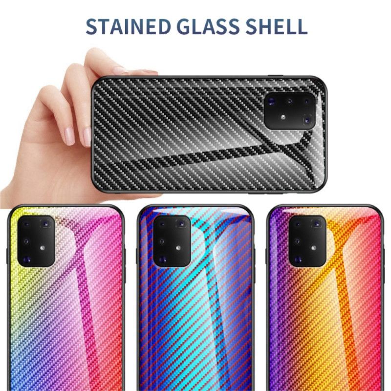 Coque Samsung Galaxy S10 Lite Verre Trempé Fibre Carbone