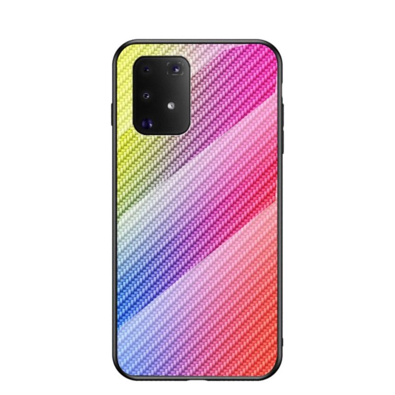 Coque Samsung Galaxy S10 Lite Verre Trempé Fibre Carbone