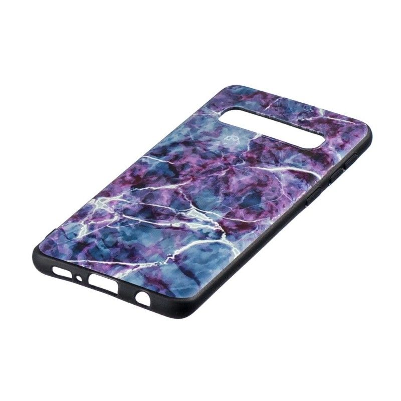 Coque Samsung Galaxy S10 Marbre Violet