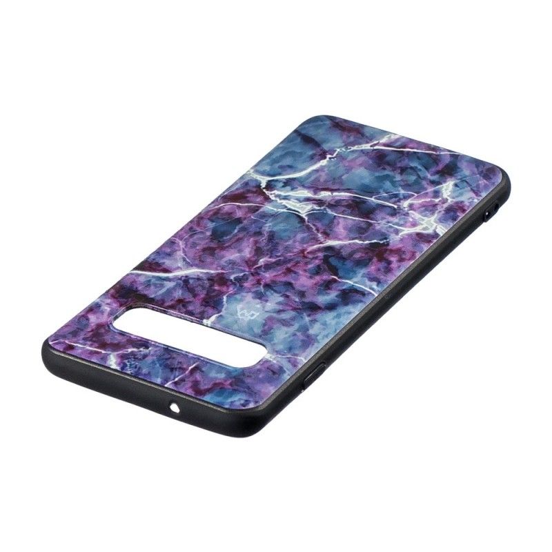 Coque Samsung Galaxy S10 Marbre Violet