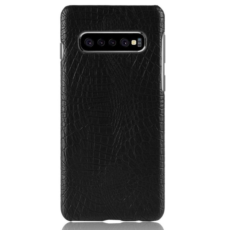 Coque Samsung Galaxy S10 Plus Effet Peau De Crocodile