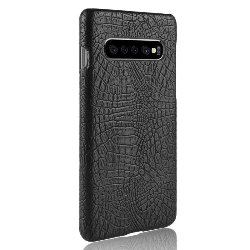 Coque Samsung Galaxy S10 Plus Effet Peau De Crocodile