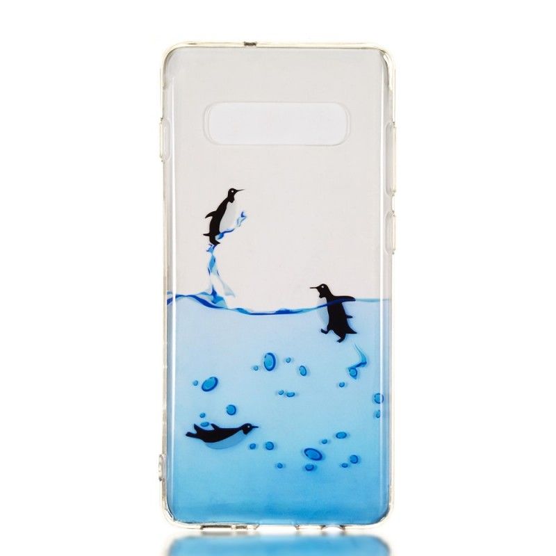 Coque Samsung Galaxy S10 Plus Jeu De Pingouins