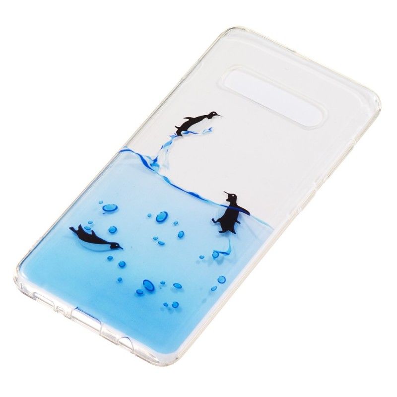 Coque Samsung Galaxy S10 Plus Jeu De Pingouins