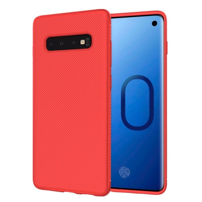 Coque Samsung Galaxy S10 Plus Tissée Antidérapante