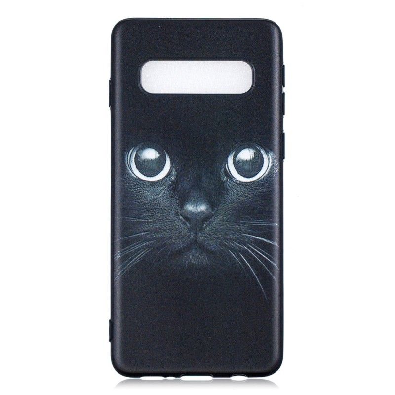 Coque Samsung Galaxy S10 Plus Yeux De Chat