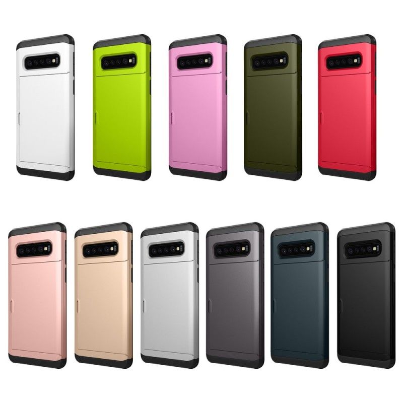 Coque Samsung Galaxy S10 Rigide Flashy Porte-carte