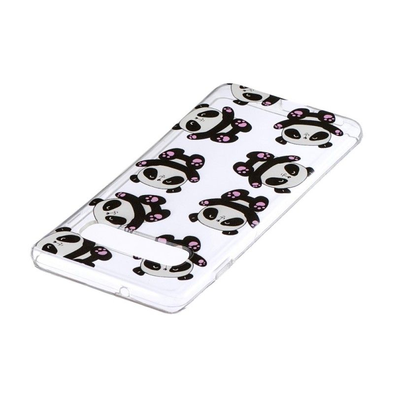 Coque Samsung Galaxy S10 Transparente Pandas Have Fu