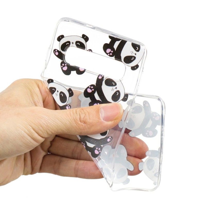 Coque Samsung Galaxy S10 Transparente Pandas Have Fu