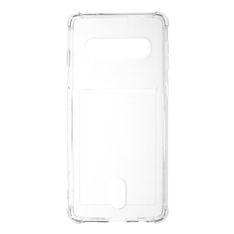 Coque Samsung Galaxy S10 Transparente Porte-carte