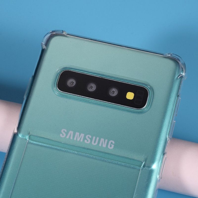 Coque Samsung Galaxy S10 Transparente Porte-carte