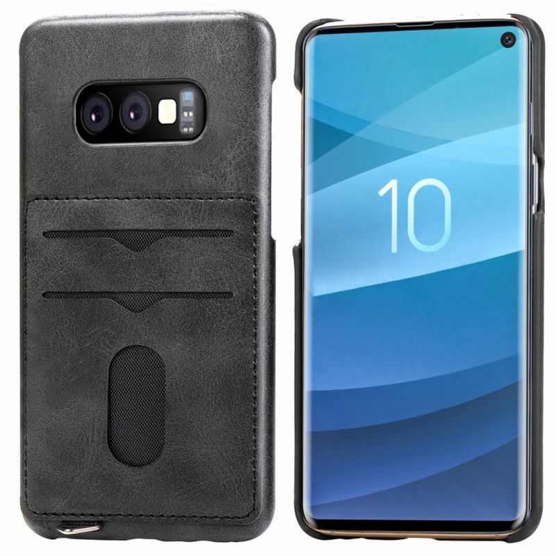 Coque Samsung Galaxy S10e 2 Porte-cartes Premium