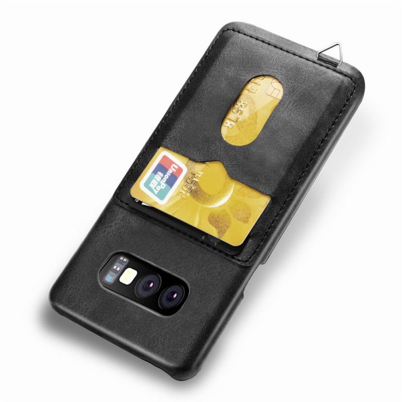 Coque Samsung Galaxy S10e 2 Porte-cartes Premium