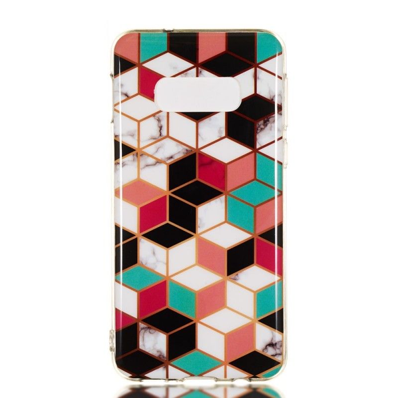 Coque Samsung Galaxy S10e Cubes Colorés