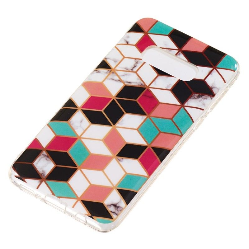 Coque Samsung Galaxy S10e Cubes Colorés