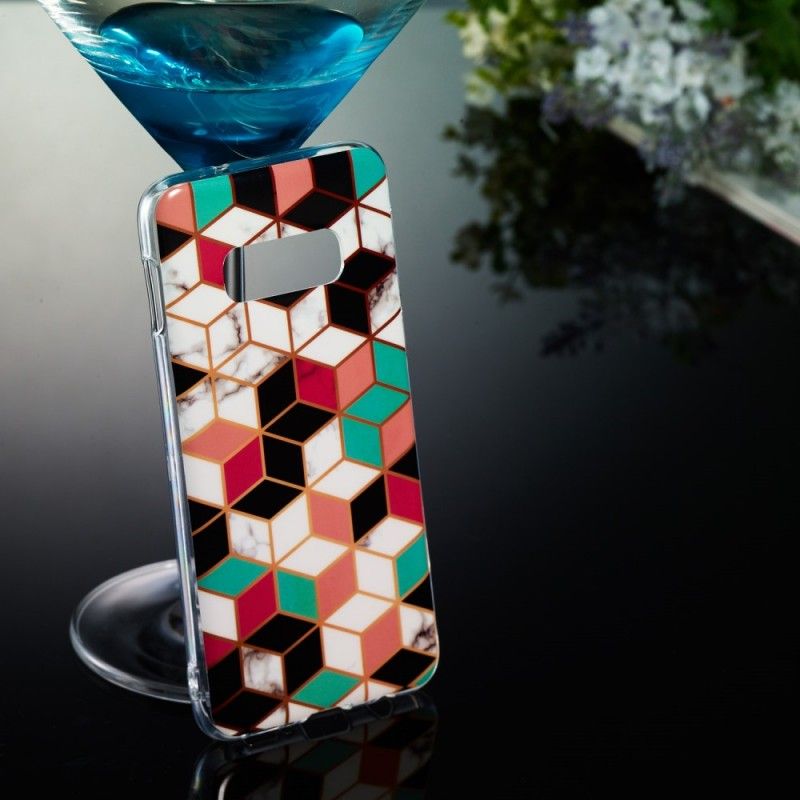 Coque Samsung Galaxy S10e Cubes Colorés