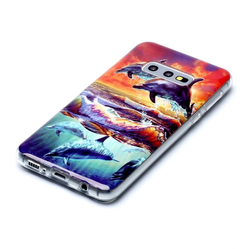 Coque Samsung Galaxy S10e Dauphins En Liberté