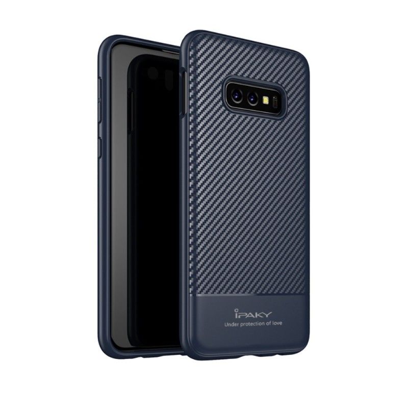 Coque Samsung Galaxy S10e Ipaky Fibre Carbone