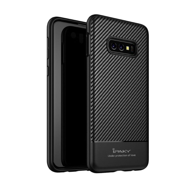 Coque Samsung Galaxy S10e Ipaky Fibre Carbone