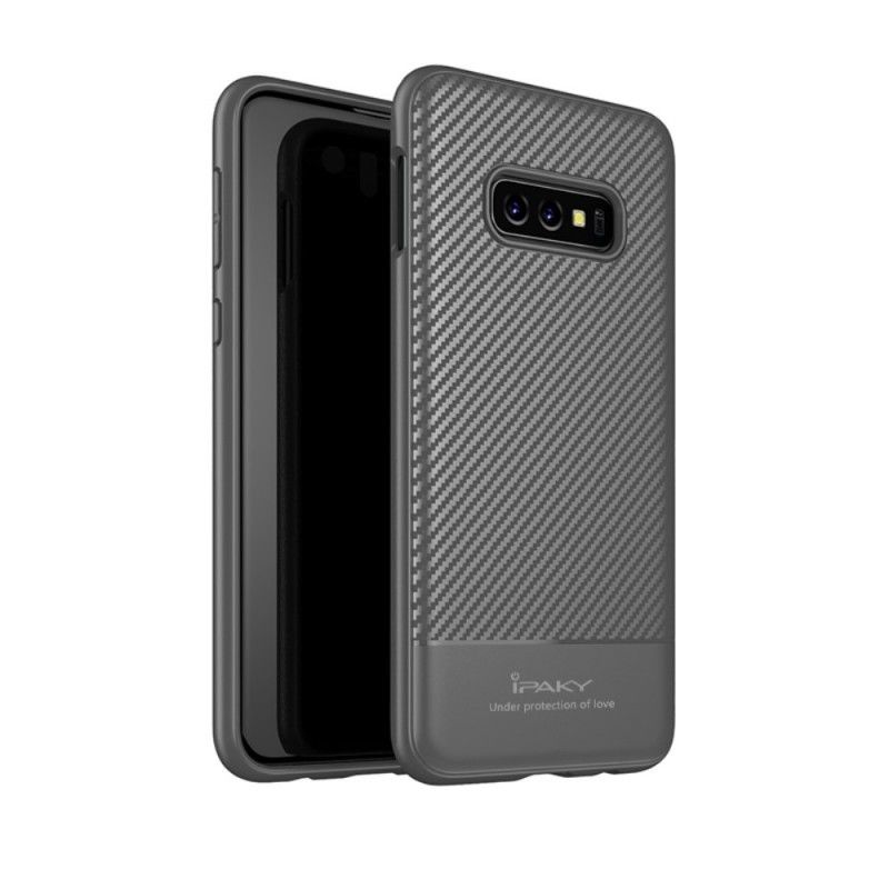 Coque Samsung Galaxy S10e Ipaky Fibre Carbone