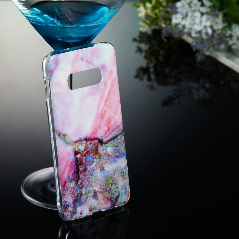 Coque Samsung Galaxy S10e Marbre Multicolore