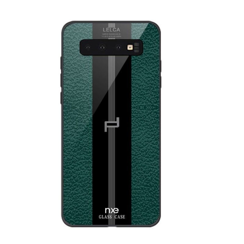 Coque Samsung Galaxy S10e Nxe Effet Cuir Lelca