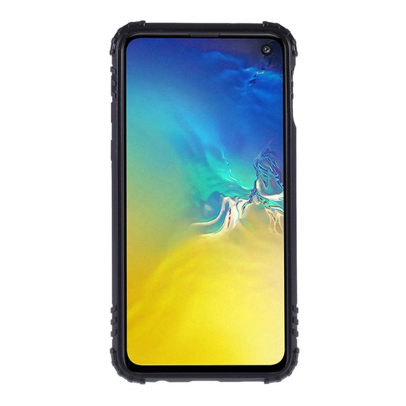 Coque Samsung Galaxy S10e Ring Et Fibre Carbone