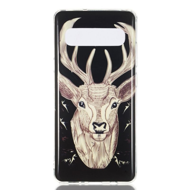 Coque Samsung Galaxy S20 5g Cerf Majestueux Fluorescente