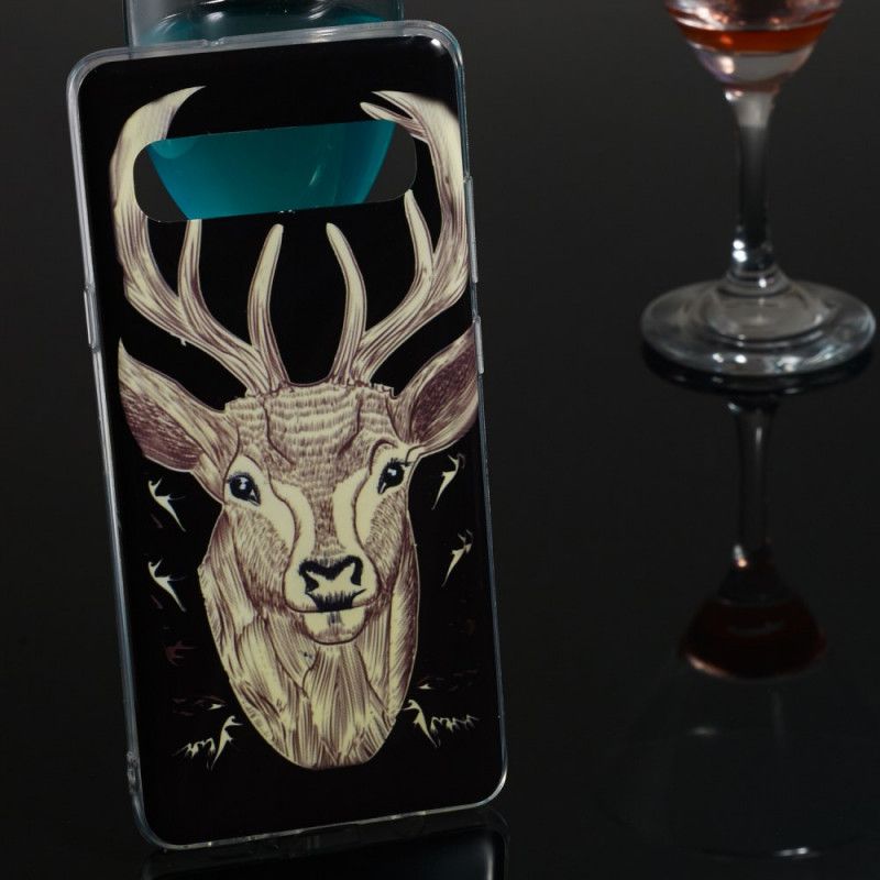 Coque Samsung Galaxy S20 5g Cerf Majestueux Fluorescente