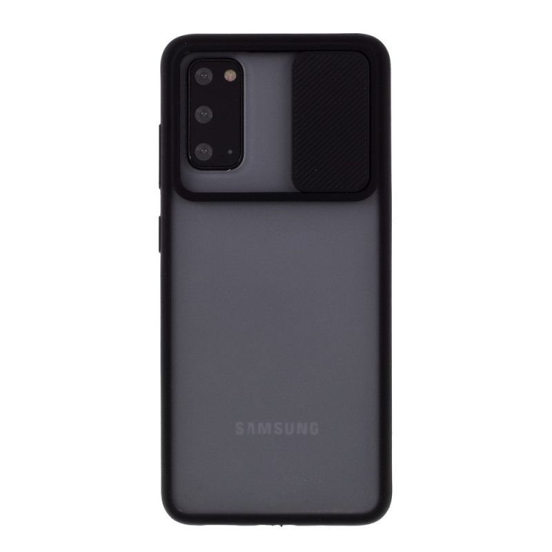Coque Samsung Galaxy S20 Camshield Mate Et Rebords Colorés